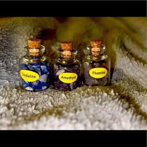 Crystal Corkscrew Jars